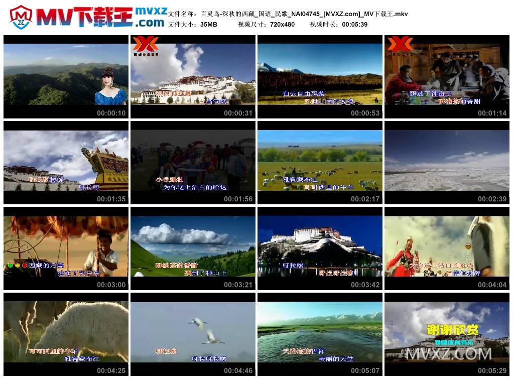 百灵鸟-深秋的西藏_国语_民歌_NAI04745